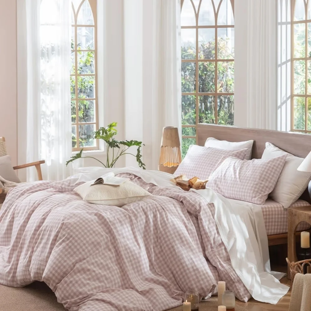 moomee gingham duvet
